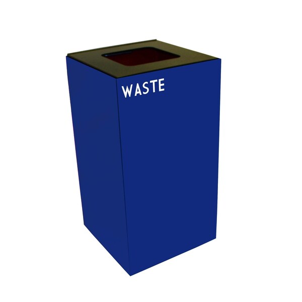 Witt Industries 28 gal Square Blue, Metal - 28GC03-BL