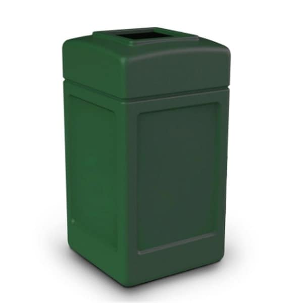 Homecare Products 55 gal Square Waste Containers - Green - HO989150