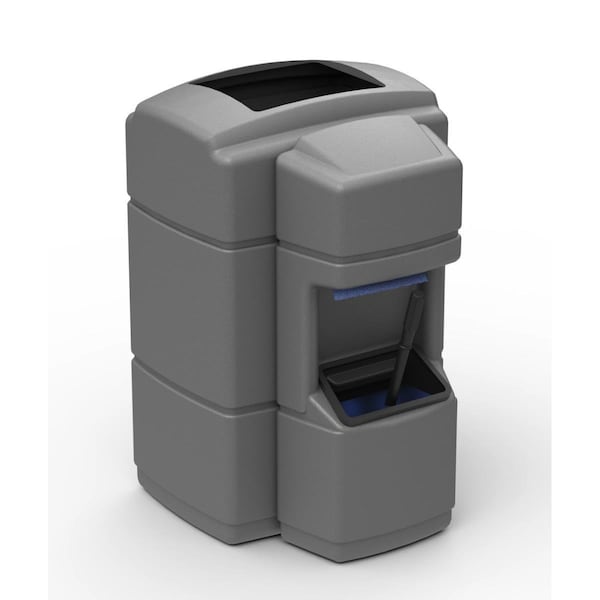 Homecare Products 40 gal Waste N Wipe Center Single, Black - HO989142