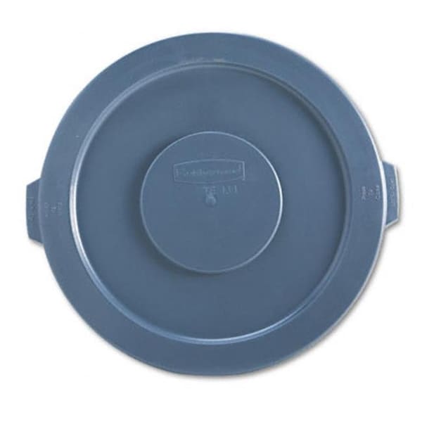 Rcp Rcp 263100GY Round Brute Lid For 32-Gallon Waste Containers  22 1/4'' Diameter  Gray - 263100GY