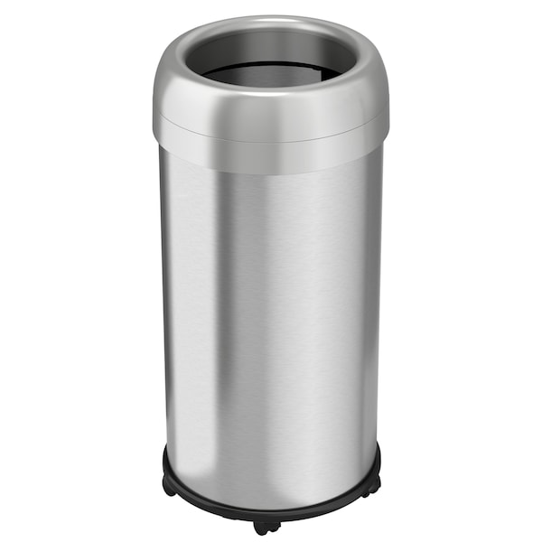 Hls Commercial 16 gallon Round Silver, Stainless Steel - HLS16STRM