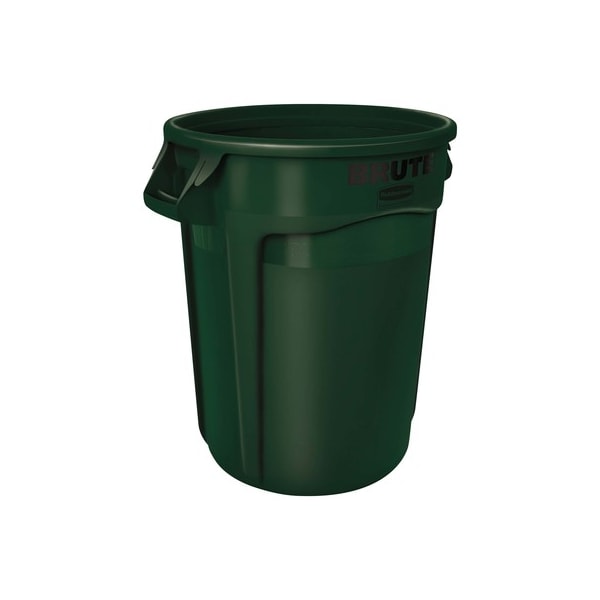 Rubbermaid Commercial 55 gal Trash Can, Green - RUB355CG