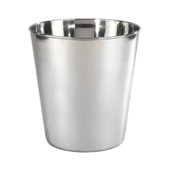 Focus Group Stainless Steel Wastebasket, 9 Qt. - BS-81M