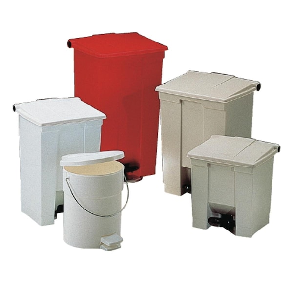 Eat-In 32.5 Inch Medical Moble Step-On container - Red - EA3040136