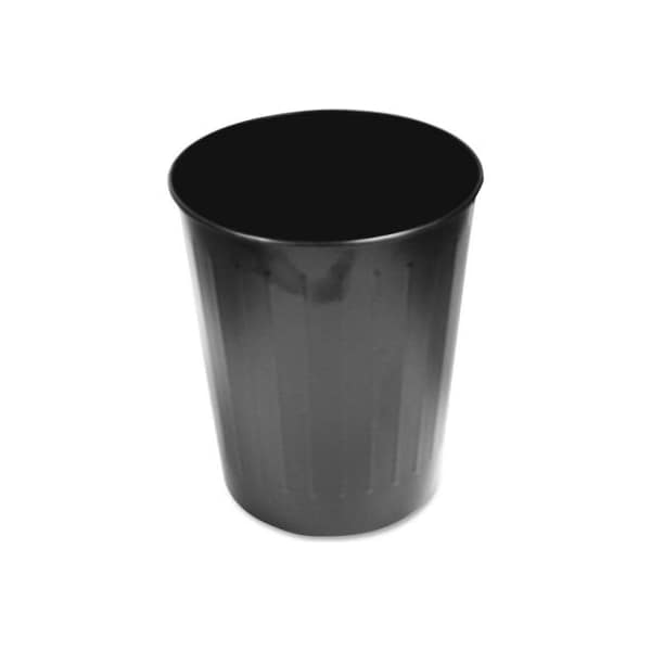 Sp Richards Genuine Joe Fire Safe Trash Can 6 Gal. Steel Black - GJO58897 - GJO58897