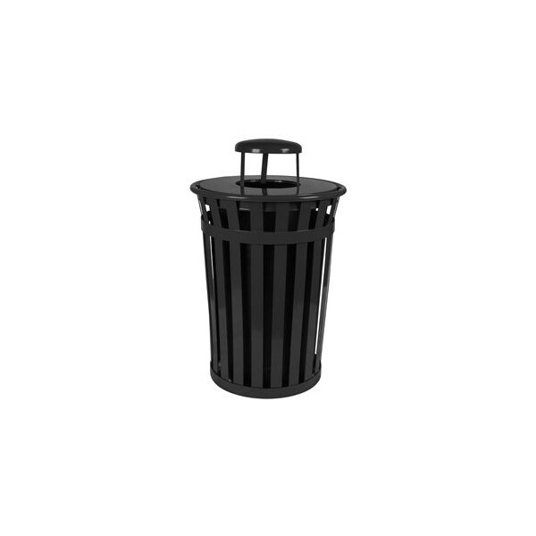 Witt Industries 36 gal Round Black, Metal - M3601-RC-BK