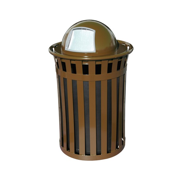 Witt Industries 36 gal Round Brown, Metal - M3601-DT-BN