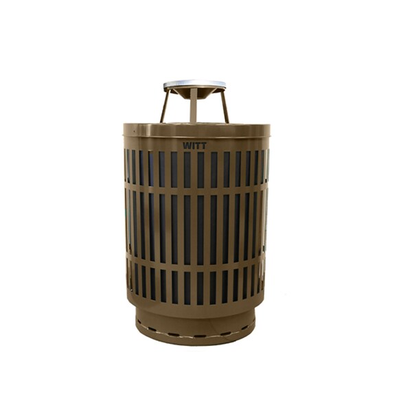 Witt Industries 40 gal Round Brown, Metal - MAS40P-AT-BN