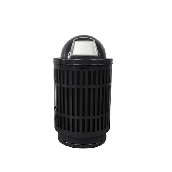Witt Industries 40 gal Round Black, Metal - MAS40P-DT-BK