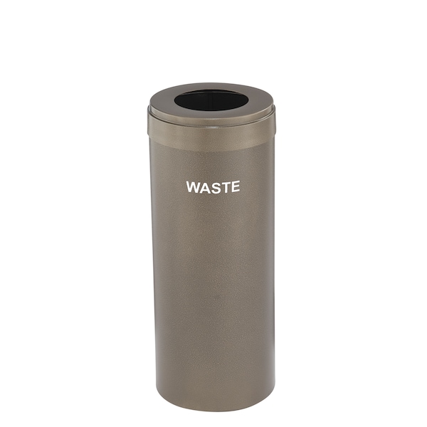 Glaro 12 gal Trash Can, Bronze Vein - W-1232BV-BV-W4