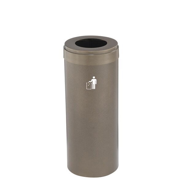 Glaro 12 gal Trash Can, Bronze Vein - W-1232BV-BV-W1