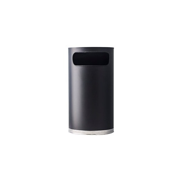 Witt Industries 9 gal Round Black, Metal - 9HR-BK