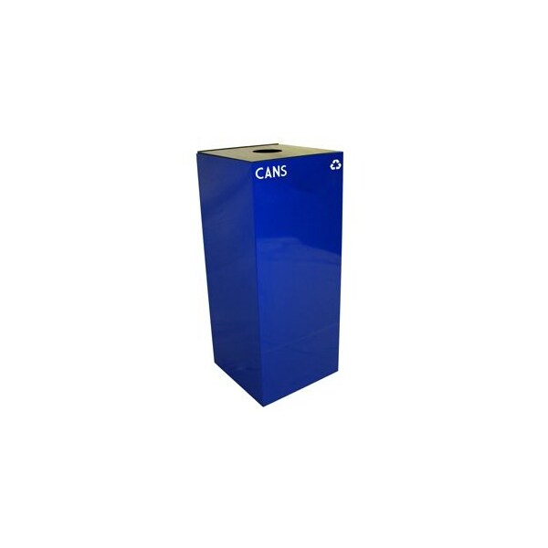 Witt Industries 36 gal Square Blue, Metal - 36GC01-BL