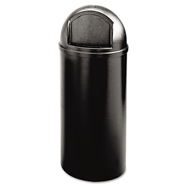 Rcp Rcp 816088BK Marshal Classic Container  Round  Polyethylene  15 gal  Black - 816088BK
