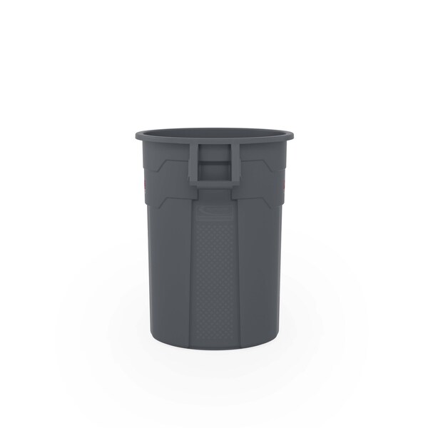 Suncast Commercial 20 GALLON UTILITY TRASH CAN with HANDLES, GRAY - TCU20