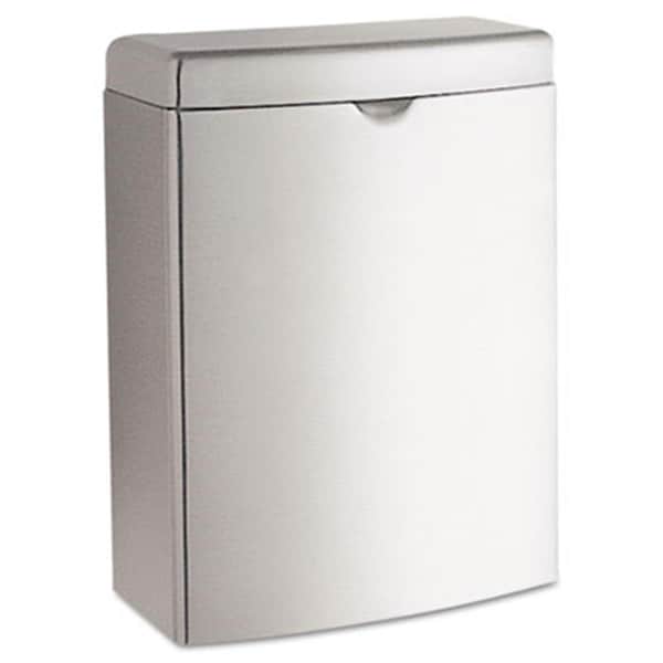 Gourmetgalley Contura Receptacle- Rectangular- Stainless Steel- 1 gal - GO949816