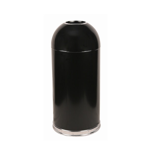 Witt Industries 15 gal Round Black, Metal - 415DTBK