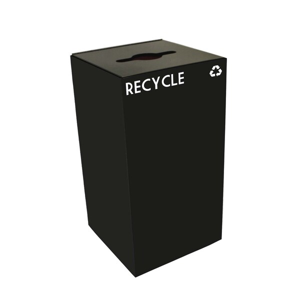 Witt Industries 28 gal Square Charcoal, Metal - 28GC04-CB