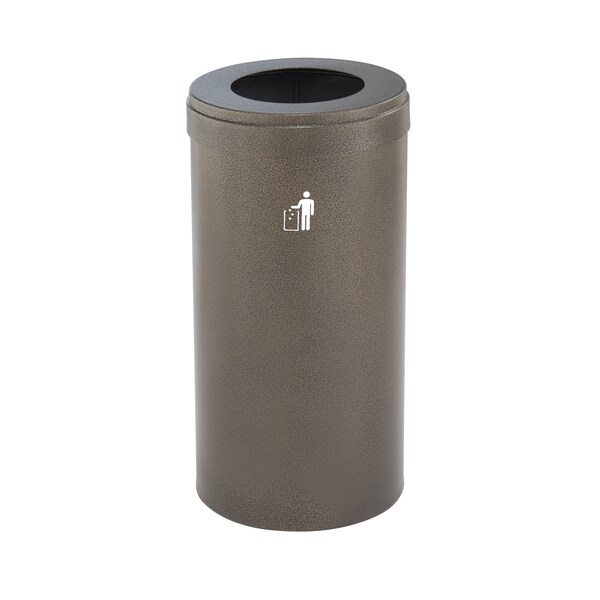 Glaro 23 gal Trash Can, Bronze Vein - W-1542BV-BV-W1