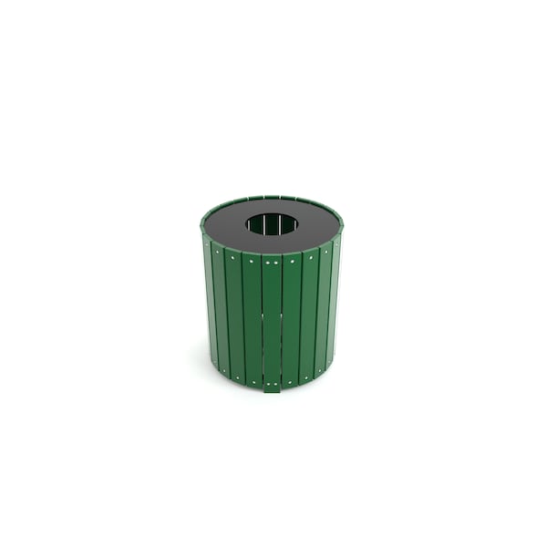 Frog Furnishings 32 gal Round Trash Can - PB 32RGRE