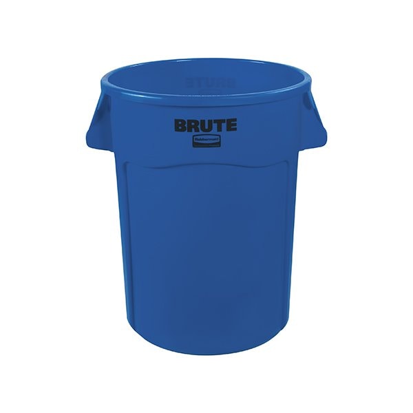 Rubbermaid Rubbermaid Brute Trash Can - 44 Gallon, Blue - BUY00029418
