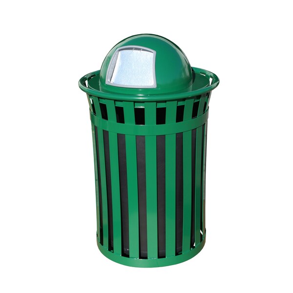Witt Industries 36 gal Round Green, Metal - M3601-DT-GN