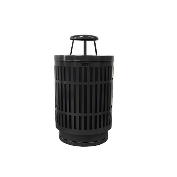 Witt Industries 40 gal Round Black, Metal - MAS40P-RC-BK