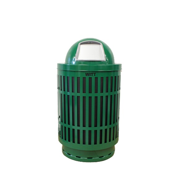 Witt Industries 40 gal Round Green, Metal - MAS40P-DT-GN