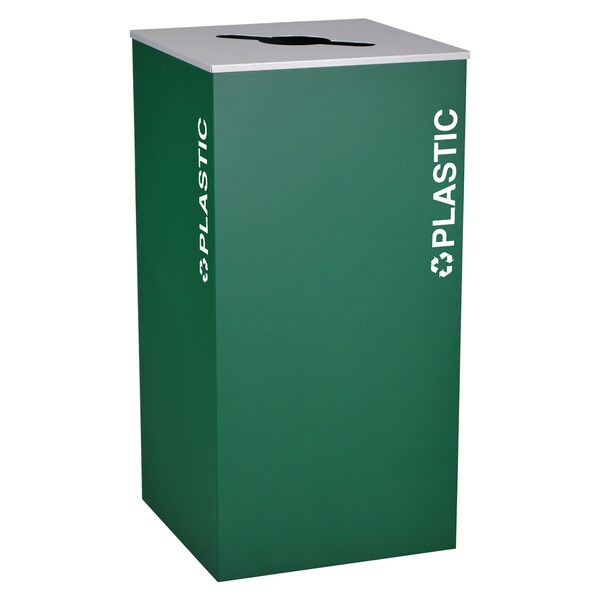 Ex-Cell Kaiser 36-Gal. Square Receptacle - Plastic decal, Green - RC-KD36-PL EGX