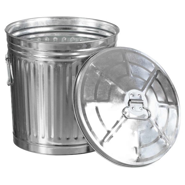 Gardenised 7 Gallons Garden Essentials, Silver, Galvanized Steel - QI004750
