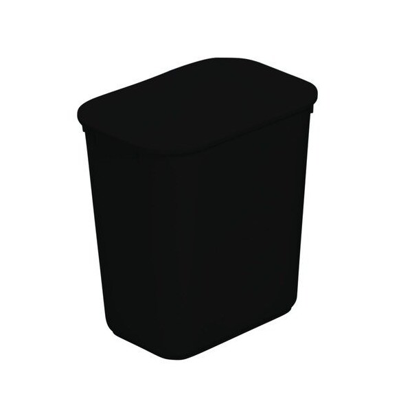Registry Black Round Wastebasket, 13 Qt, 12PK - R4020BLK-NEW