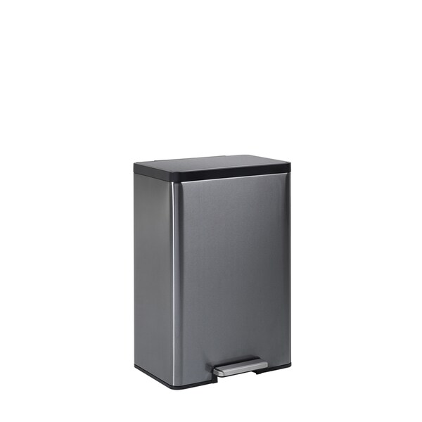Rubbermaid Rubbermaid 12 gal Gray Stainless Steel Step-On Trash Can - 2112520