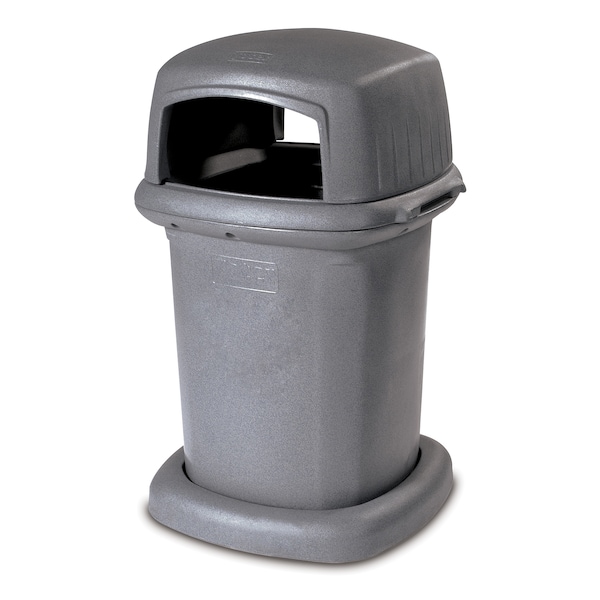 Toter 45 Gal. Park Trash Can with Lid - 840GK