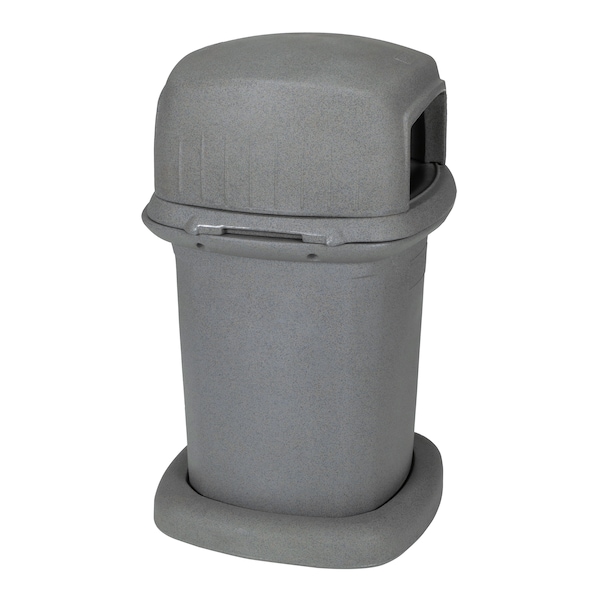 Toter 45 Gal. Park Trash Can with Lid - 840GK