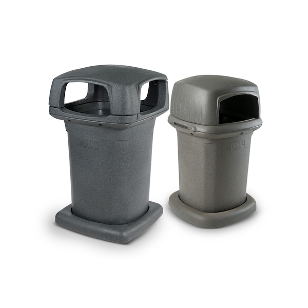 Toter 45 Gal. Park Trash Can with Lid - 840GK