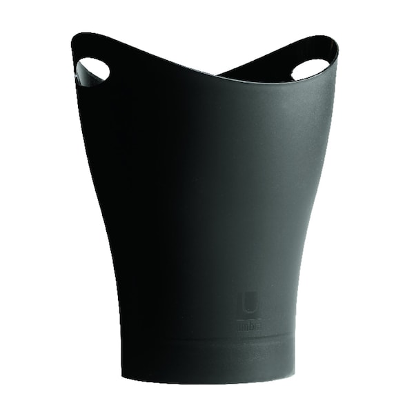 Umbra Umbra Garbino 2.25 gal Black Plastic Contemporary Wastebasket - 082855-040