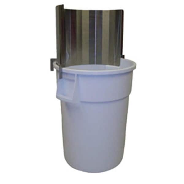 Prairie View Industries Stainless Steel Trash Can Backsplashes - 18 x 18 x 38 in. - TCBS1838SS