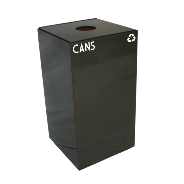 Witt Industries 28 gal Square Charcoal, Metal - 28GC01-CB