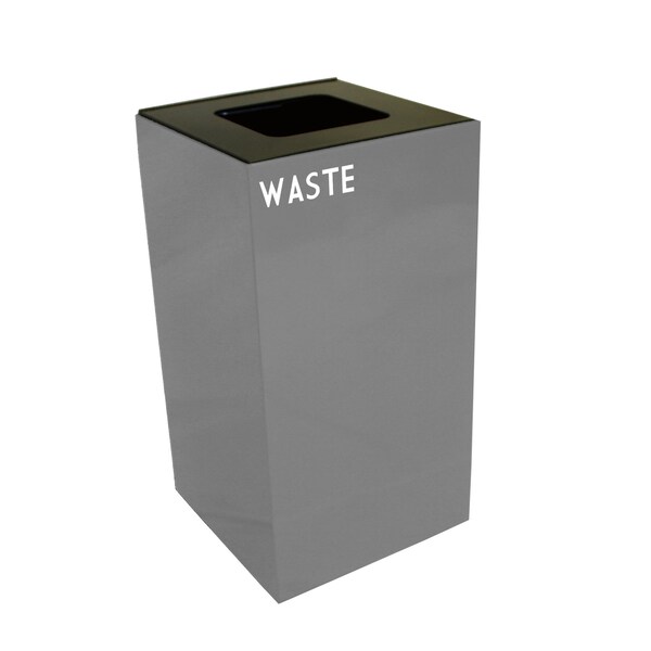 Witt Industries 28 gal Square Slate, Metal - 28GC03-SL