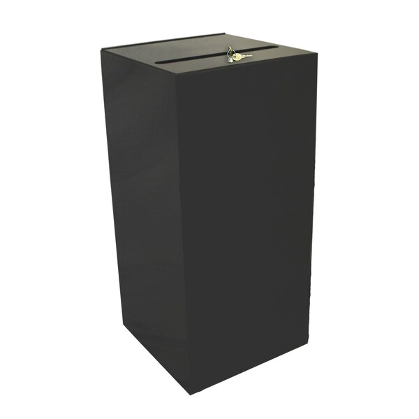 Witt Industries 32 gal Square Charcoal, Metal - 32MSR-CB