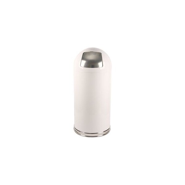 Witt Industries 15 gal Round White, Metal - 15DTWH