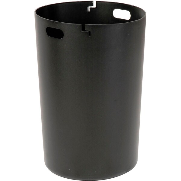 Global Industrial Round Slatted Trash Can, Green, Steel - 260804GN