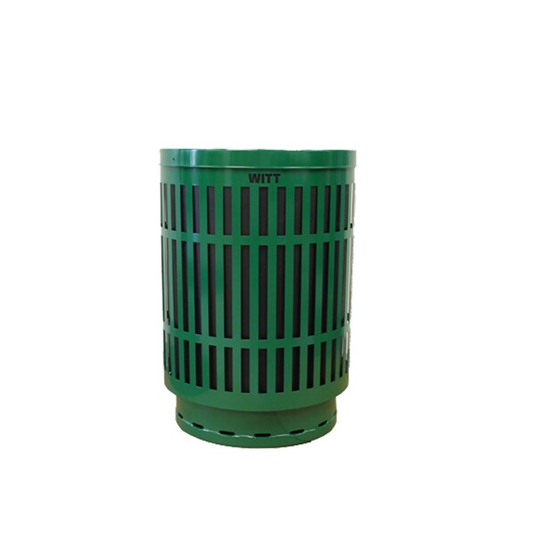 Witt Industries 40 gal Round Green, Metal - MAS40P-FT-GN
