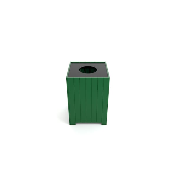 Frog Furnishings 32 gal Square Trash Can - PB 32SGRE