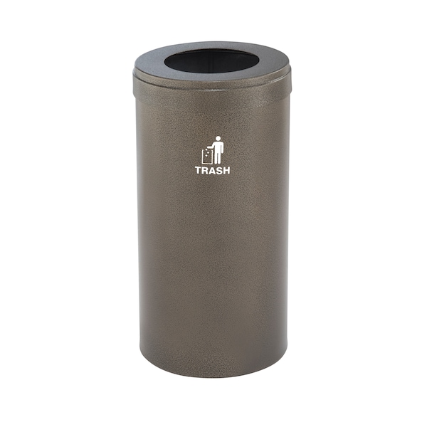Glaro 23 gal Trash Can, Bronze Vein - W-1542BV-BV-W3