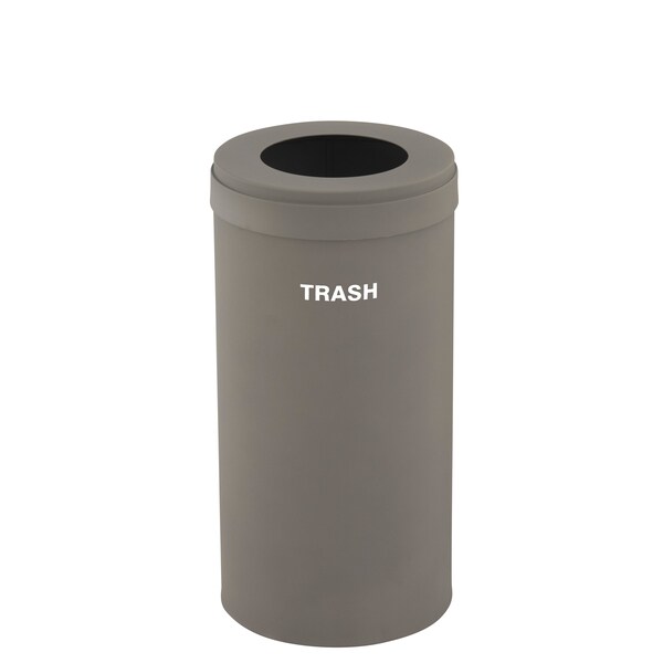 Glaro 16 gal Trash Can, Nickel - W-1532NK-NK-W5