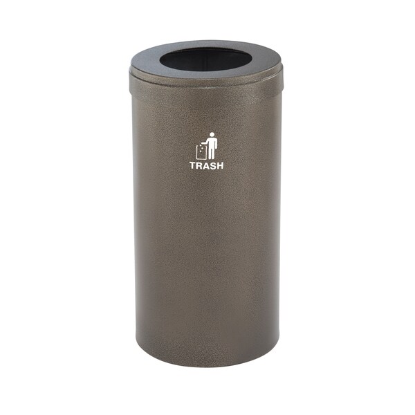 Glaro 16 gal Trash Can, Bronze Vein - W-1532BV-BV-W3