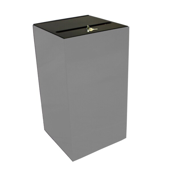 Witt Industries 28 gal Square Slate, Metal - 28MSR-SL