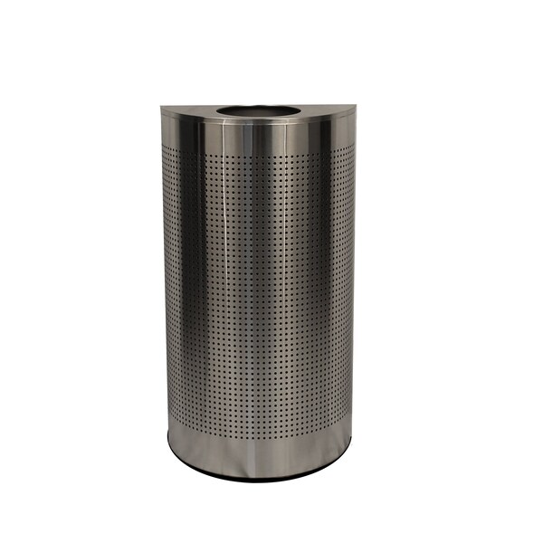 Witt Industries 12 gal Half-round Stainless Steel, Stainless Steel - CLHR12-SS