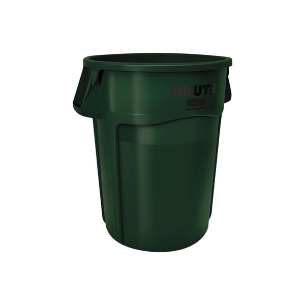 Rubbermaid Commercial 44 qt Trash Can, Green - RUB344CG